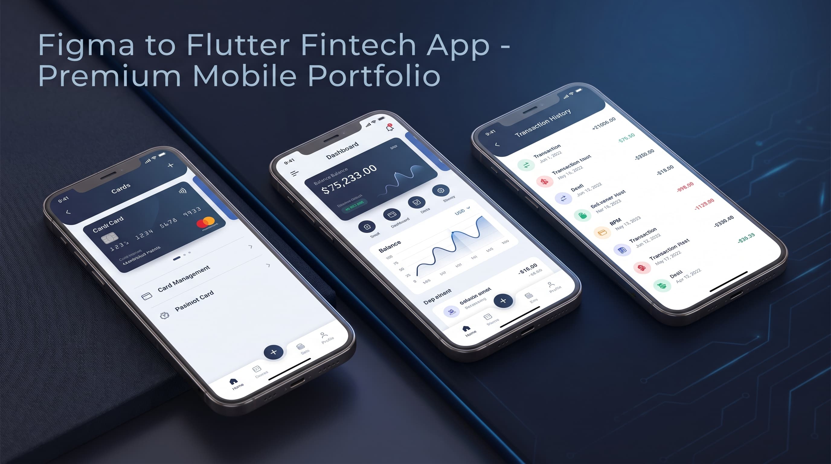 Figma to Flutter Fintech App